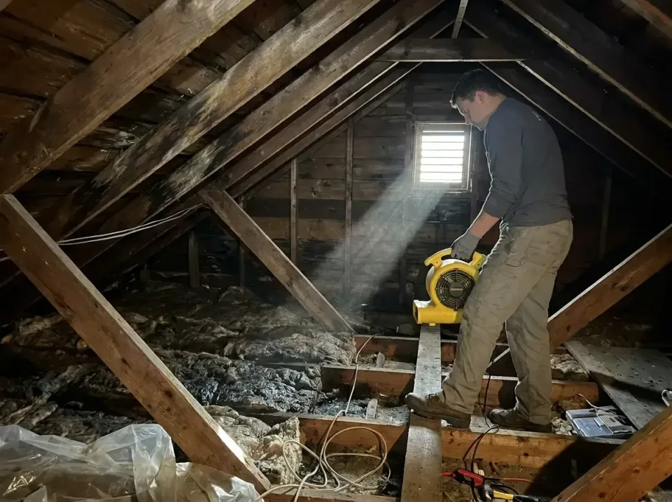 attic-water-damage-drying-proc-007 — frequently asked questions, Emergency Water Extraction & 24/7 Flood Response in Coppell…